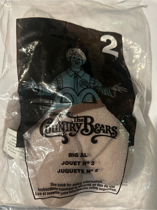 McDonald's Other - McDonald's Happy Meal Toy #2 Big Al Disney The Country Bears